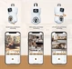 IP-камера лампочка WiFi Smart PTZ-Bulb 2MP двойная камера видеонаблюдения в патрон Е27 - изображение 12
