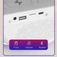 Портативна колонка Bluetooth 3в1 SUNROZ WirelessCharger R99 з RGB нічником та бездротовою зарядкою Білий - зображення 10