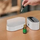 Увлажнитель воздуха с имитацией пламени и дыма Air Purifier 3D-Flame 0.25л ароматизатор, питание USB Type-C, подсветка Белый - изображение 6