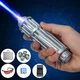 Лазер синій Laser B017 з п'ятьма насадками, потужна лазерна указка марнотратник з насадками в кейсі - зображення 10