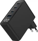 Сетевое зарядное устройство Gembird 1xUSB-A (QC3.0 30W) + 3xType-C (PD 100W) (TA-UC-PDQC100LCD-01-BK) - изображение 4