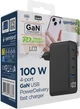 Сетевое зарядное устройство Gembird 1xUSB-A (QC3.0 30W) + 3xType-C (PD 100W) (TA-UC-PDQC100LCD-01-BK) - изображение 6