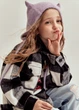 Шапка женская Malisa Мяу 15-1394-BR-25 One Size Сирень - изображение 6