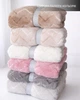 Плед евро 200×220 см двойной теплый с эко-овчиной Soft Comfort, розовый (DZ_06) - изображение 2