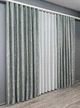 Комплект штор VR-Textil Лен Мрамор 150х270 2шт и Тюль 400х270 1264ш-115т Серый с белым 71-126/3 - изображение 3