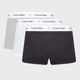 Набір чоловічих трусів боксерів Calvin Klein men boxer 3 шт в наборі, розмір S сірі, білі та чорні, з поясом білим. - изображение 2