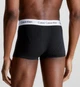Набір чоловічих трусів боксерів Calvin Klein men boxer 3 шт в наборі, розмір S сірі, білі та чорні, з поясом білим. - изображение 4