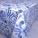 Скатерть SoundSleep Blue Mosaic водоотталкивающая 130х180 см белая (2800005024364) - изображение 5