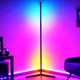 Підлогова лампа RGB 180см LED світильник із USB для освітлення кутового простору колір чорний матеріал ПВХ - зображення 1