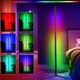 Підлогова лампа RGB 180см LED світильник із USB для освітлення кутового простору колір чорний матеріал ПВХ - зображення 2