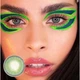 Зелені контактні лінзи ELITE Lens Айс мілк спрінг 2 шт - зображення 8