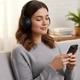 Беспроводные наушники Bluetooth 5.3 с активным шумоподавлением для телефона Hoco W40 черные 200 мАч - изображение 2