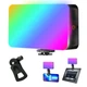 LED лампа на прищепке светодиодная черная с RGB светом для видео и фото съемки TikTok - изображение 1
