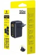 Мережевий зарядний пристрій Baseus PicoGo AE21 100W GaN Fast Charger (E0121B) - зображення 2