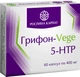 Грифон-Vege 5-HTP 60 капсул, действенное успокаивающее средство, стимулирует синтез эндорфинов, "Рослина Карпат" - изображение 1