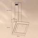 Вытяжка Klarstein Aurora Eco 60 см 550 м³/час (10039928) - изображение 2
