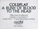 Coldplay - A Rush Of Blood To The Head (Прозрачный, 140 грамм, EcoRecord, Альбом, Переиздание) - изображение 4