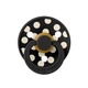 Соска пустышка BIBS Polka Colour Latex круглая 6-18 мес Black / Ivory - изображение 1