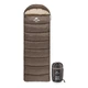 Спальник з капюшоном Naturehike U350 NH20MSD07, (1°C), лівий, коричневий - зображення 1