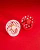 Соска пустышка BIBS Polka Colour Latex круглая 0-6 мес Candy Apple / Blossom - изображение 4