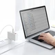 Кабель Baseus Cafule Metal Type-C to Type-C 100W (2m) white - изображение 6