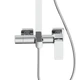 Душова система для кабіни Qtap Capricorn на три споживачі (з виливом) 53103KNC Chrome - зображення 4