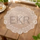 Мереживна салфетка на стіл Lace Garland D40см (445-271) - зображення 1