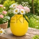 Керамічна ваза Lemon 15 х 15 х 20 см (998-009) - изображение 2