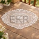 Мереживна серветка на стіл Lace Bouquet 29 х 41 см (445-272) - изображение 1