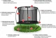 Батут Outtec Pumpkin 366C Black/Green - изображение 2