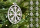 Набор Елочных Шаров Снежинка Christmas Ornament Ball Decoration Snowflake 3Д Печать Белый 7 См - изображение 1