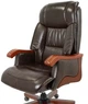 Кресло АКЛАС Галахад EX RL (Кожа LC-K Dark brown/PU Dark brown) - изображение 12