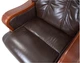 Кресло АКЛАС Тристрам EX RL (Кожа Lux LC-K Dark brown/PU Dark brown) - изображение 9
