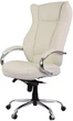Крісло АКЛАС Бадалона CH MB (Шкіра Lux LC-W White/PU White) - зображення 1