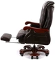 Крісло АКЛАС Ланселот EX RL (Шкіра LC-K Dark brown/PU Dark brown) - зображення 4