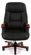 Кресло АКЛАС Галахад EX RL (Кожа LC-A Black/PU Black) - изображение 2