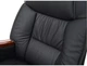 Кресло АКЛАС Галахад EX RL (Кожа LC-A Black/PU Black) - изображение 7