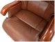Крісло АКЛАС Галахад EX RL (Шкіра LC-I Brown/PU Brown) - зображення 8