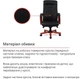 Крісло АКЛАС Атлант EX MB (Шкіра LC-A Black/PU Black) - зображення 6