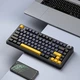 Клавиатура проводная AULA F75 Pink Switch USB Black (6978080504890) - изображение 6