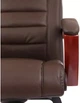 Кресло АКЛАС Гаспар ЕХ МB (Кожа LC-K Dark brown/PU Dark brown) - изображение 10