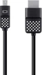 Кабель Belkin Mini DisplayPort to HDMI 1.8 м Black (F2CD080bt06) - зображення 1