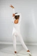 Комбінезон спортивний Dance&Sport бавовна N021-8 д/р S/110-116 Білий - изображение 2
