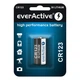 Батарейка литиевая everActive CR123A, 3V, 10 лет, блистер 1шт - изображение 1