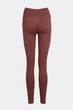 Женские бесшовные леггинсы в рубчик с моделирующим швом Giulia FLEXING LEGGINGS POWER XXS/XS Brown-hot chocolate, леггинсы из микрофибры, для спорта, для тренировок - изображение 3