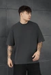 Чоловіча Футболка Стаф Темно-сіра Оверсайз Staff Dark Gray Oversize XL (380905) - зображення 1