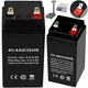 Акумуляторна батарея, 4V, 4Ah, BATTERY Свинцево-кислотний - зображення 3