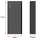 УМБ Earldom ET-PD22 20000mAh 22.5W 2xUSB-A QC3.0 USB-C PD Metal Alloy Black (PB-000122) - изображение 2