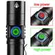 Ультрафіолетовий ліхтарик Vastfire 365nm UV LED 5W з чорним фільтром | УФ ліхтар 365 нм, акумулятор 18650, зарядка USB Type-C - зображення 2