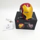 Портативна бездротова колонка Bluetooth Залізна людина KIMISO Iron Man-5 ВТ-TF з підсвічуванням очей, вологостійка Black-Red - зображення 9
